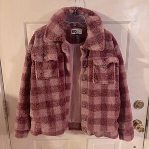 Beach Riot Sherpa Rose Buffalo Check
Teddy Jacket